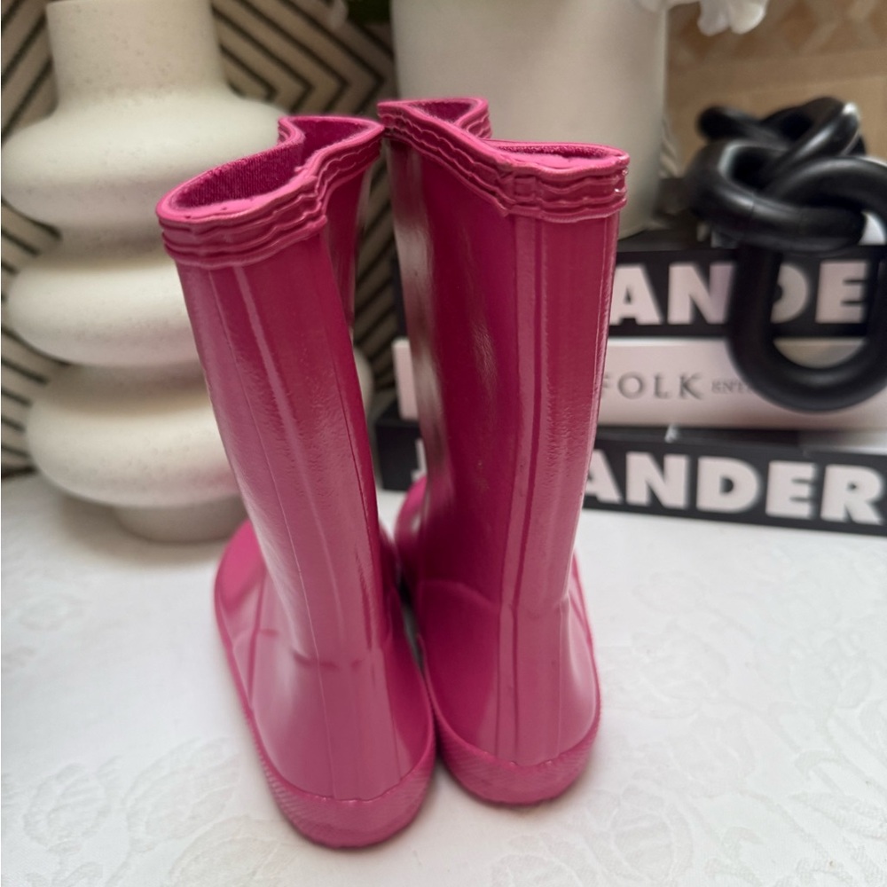 Hunter Pink Rain & Snow Boots Waterproof Mid-Calf - Picture 8 of 11